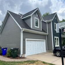 James Hardie Aged Pewter Siding in Olathe, KS 1