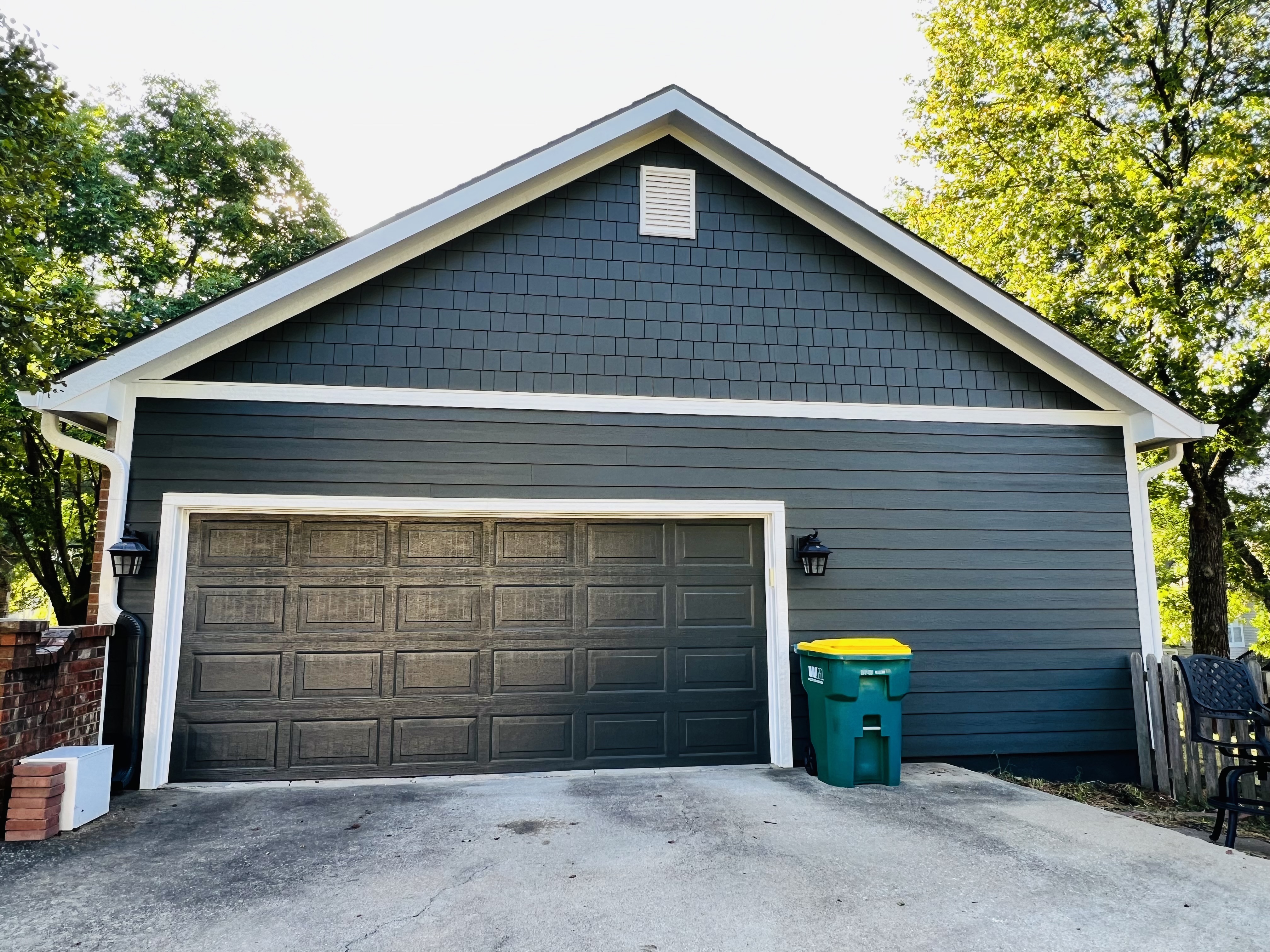 James Hardie Iron Gray Siding in Leawood, KS