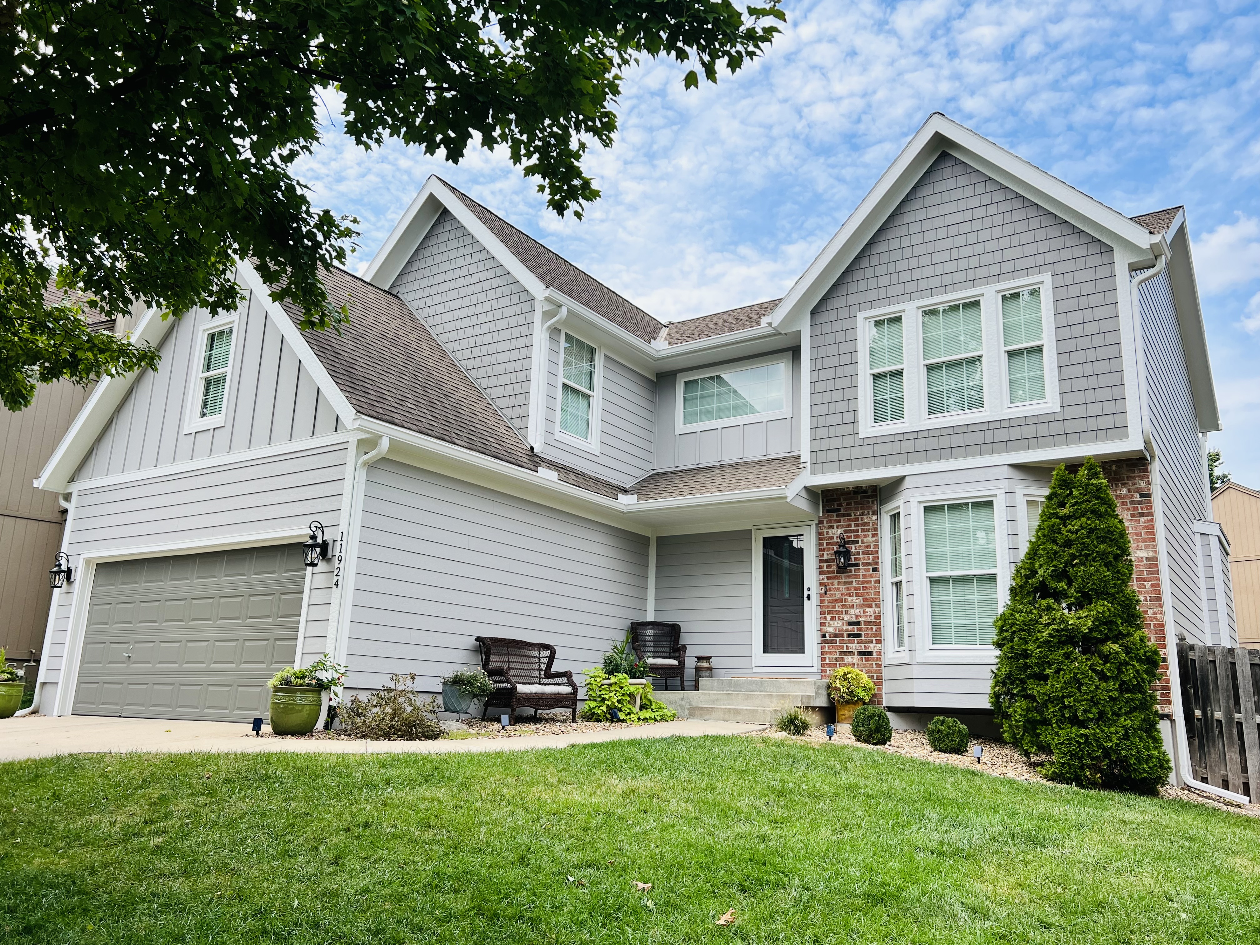 James Hardie Pear Gray Siding in Olathe, Kansas