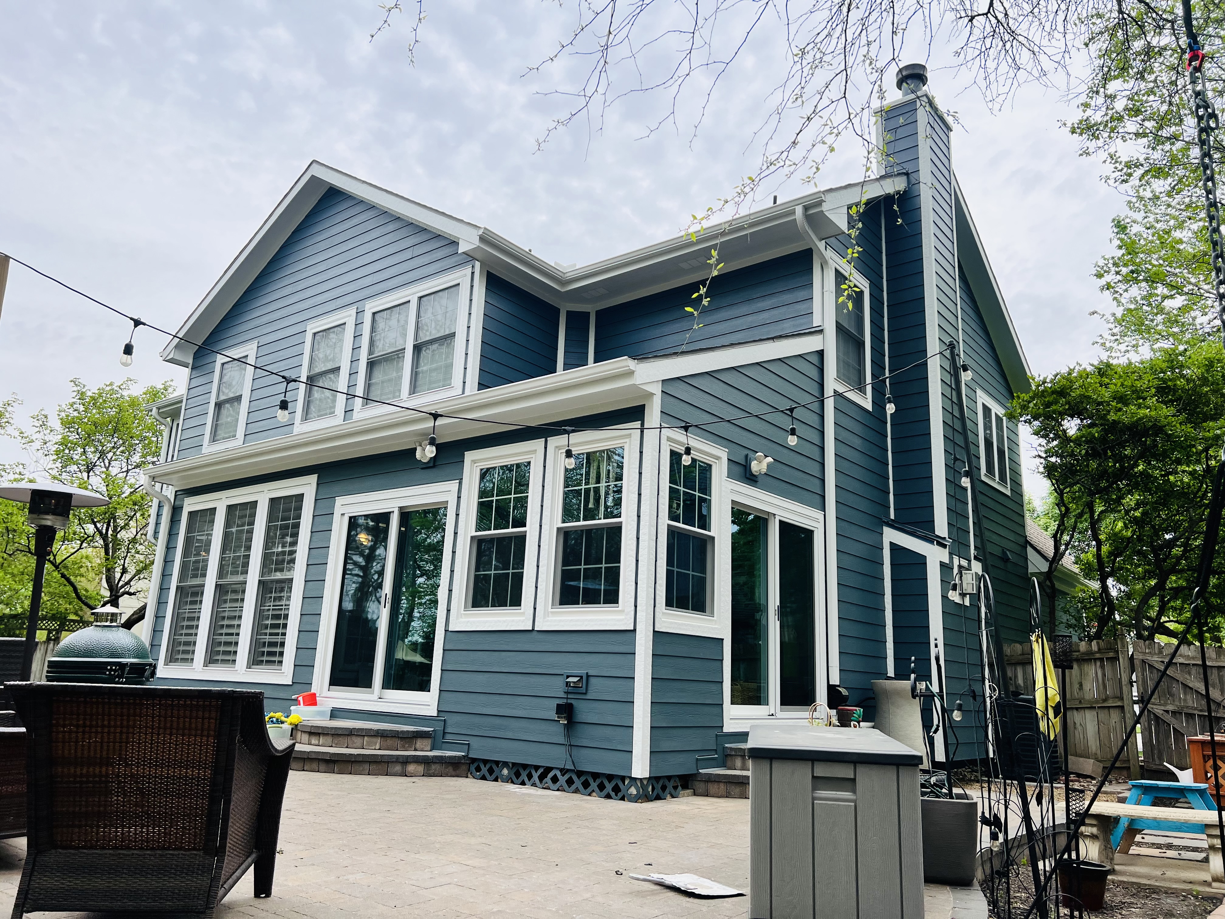 James Hardie Siding Evening Blue in Lenexa, Kansas